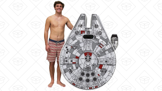 Make Your Own Kessel Run With This $23 Millennium Falcon Pool Float